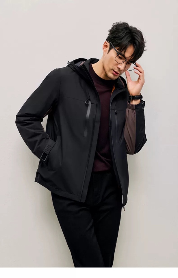 Ermenegildo Zegna 杰尼亚2025秋冬新款爆款连帽羽绒服；二色齐发；新国标90白鸭绒；轻