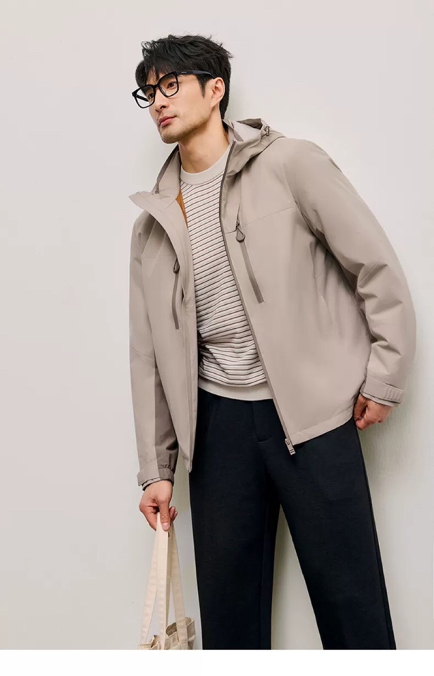 Ermenegildo Zegna 杰尼亚2025秋冬新款爆款连帽羽绒服；二色齐发；新国标90白鸭绒；轻