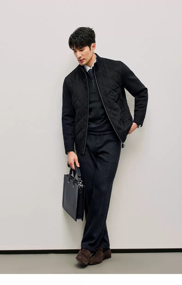 Loro Piana 诺悠翩雅lP🆕 爆款休闲立领夹克三色齐发，金纺羊毛面料；简约高端；手感舒适柔软；上