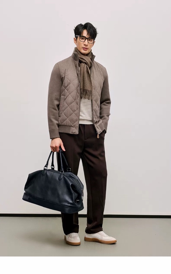 Loro Piana 诺悠翩雅lP🆕 爆款休闲立领夹克三色齐发，金纺羊毛面料；简约高端；手感舒适柔软；上