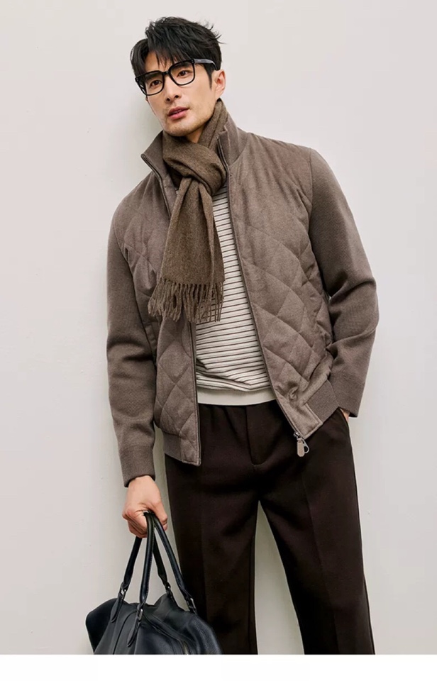 Loro Piana 诺悠翩雅lP🆕 爆款休闲立领夹克三色齐发，金纺羊毛面料；简约高端；手感舒适柔软；上