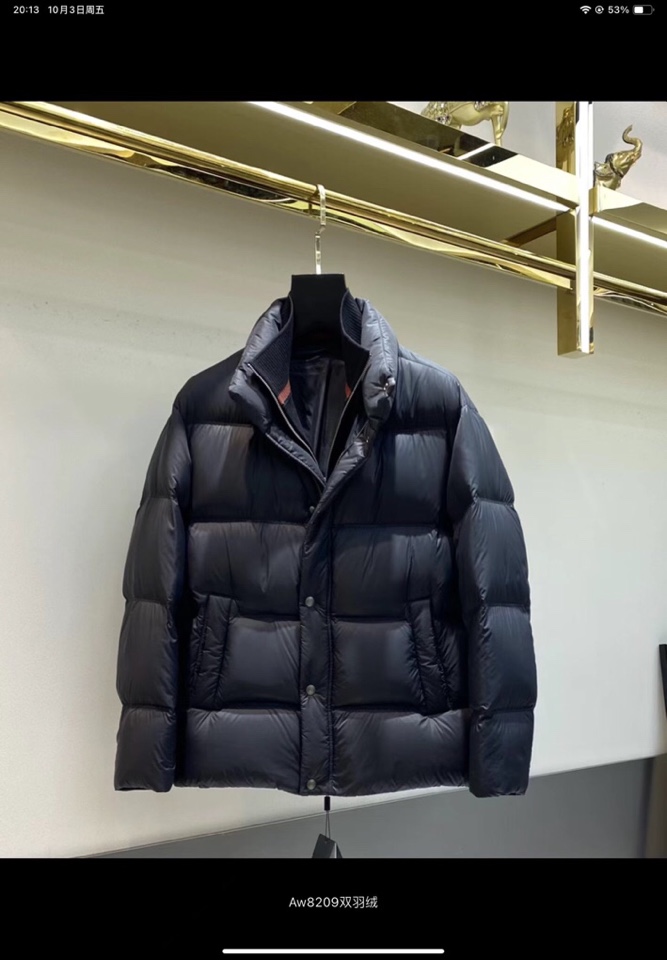 Ermenegildo Zegna 杰尼亚2025最爆款羽绒服面包服；3色齐发；锦纶氨纶纤维高弹面料，抗