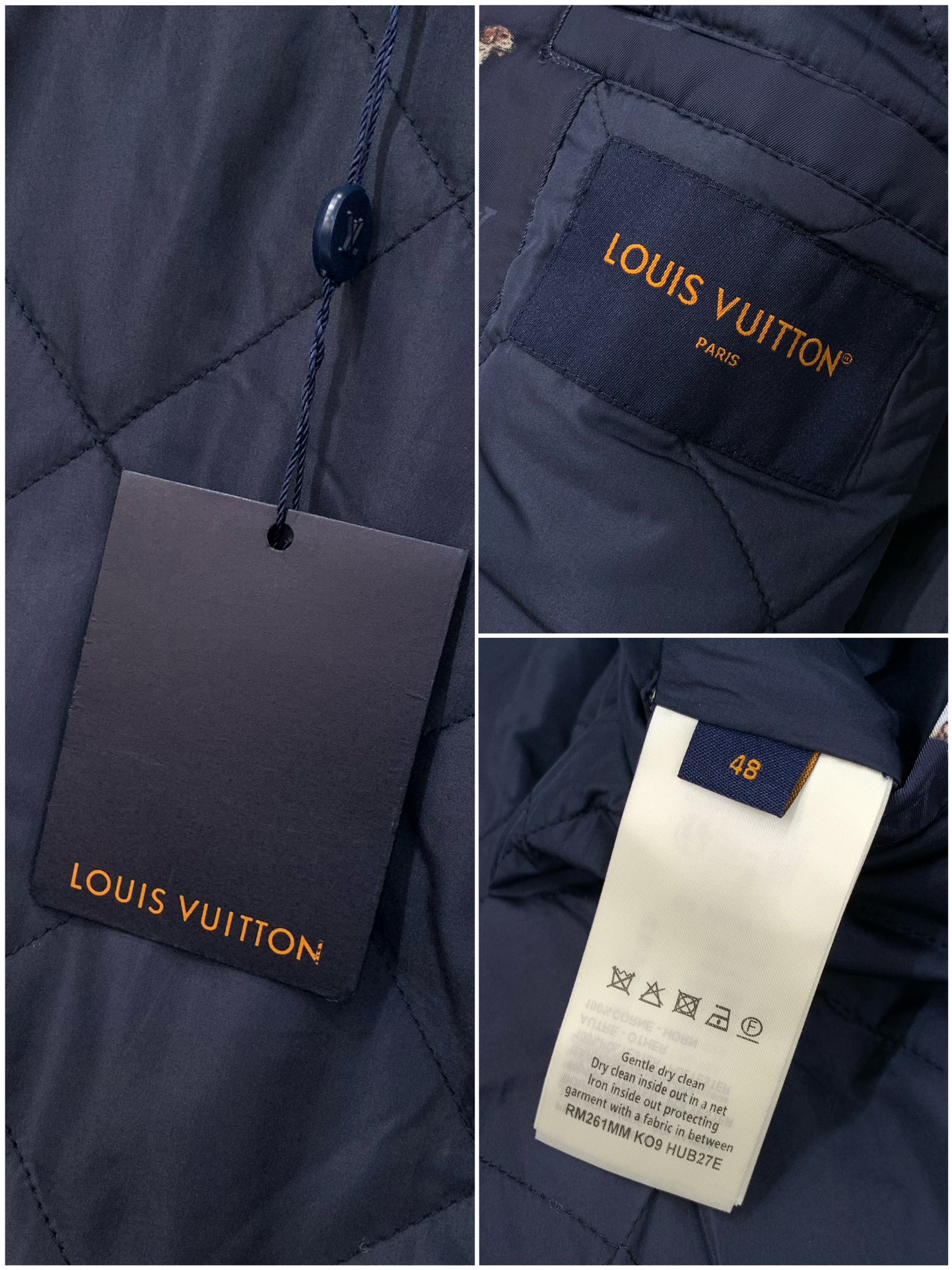 ，LouisVuitton 路易威登，2025冬季最新款，专柜同步有售，原单狠货，时尚休闲➕棉夹克翻领外
