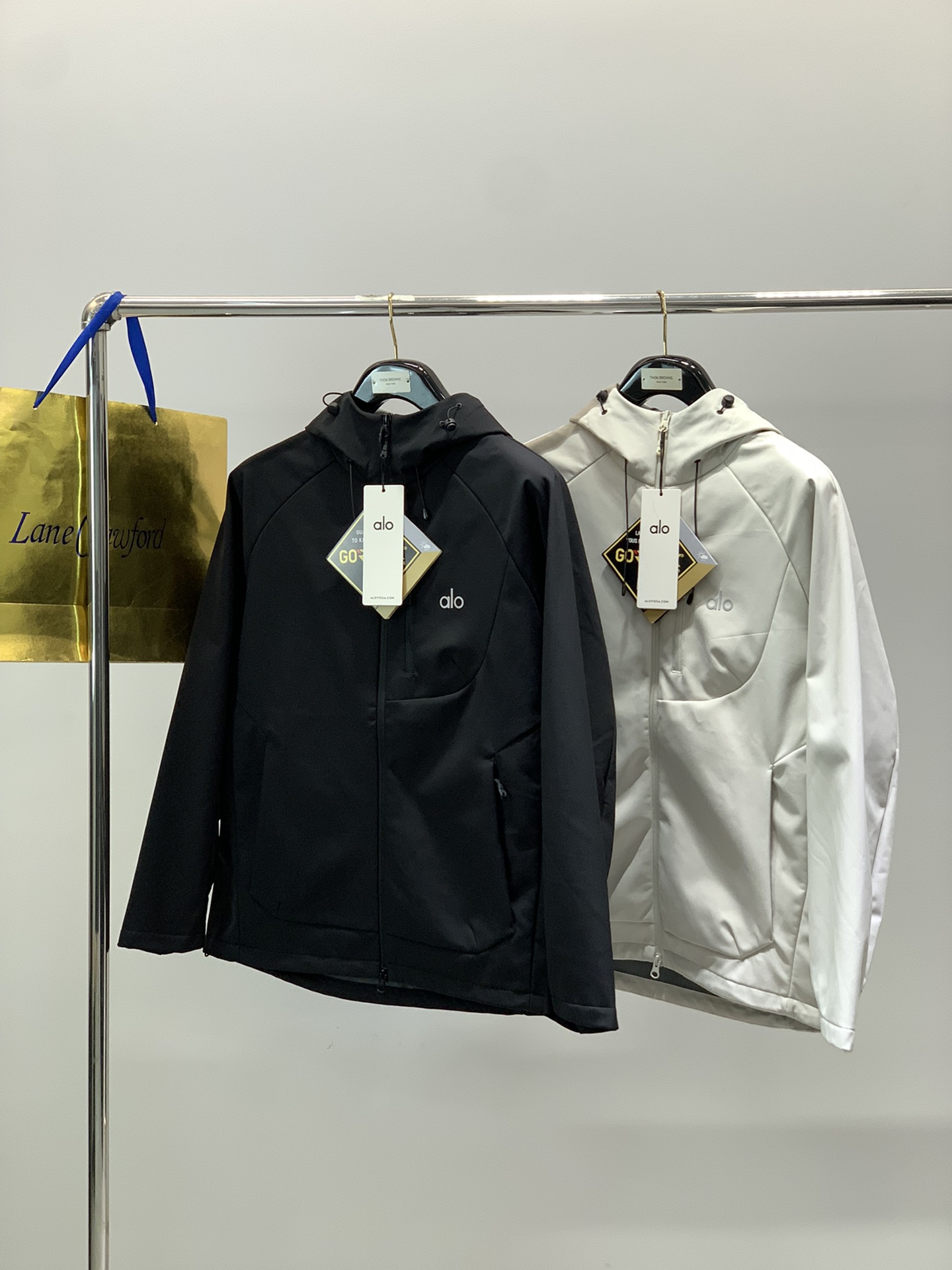 ，alo 阿洛，2025秋冬季最新款，专柜同步有售，原单狠货，时尚休闲➕薄绒连帽外套，上身很有特点！吸睛