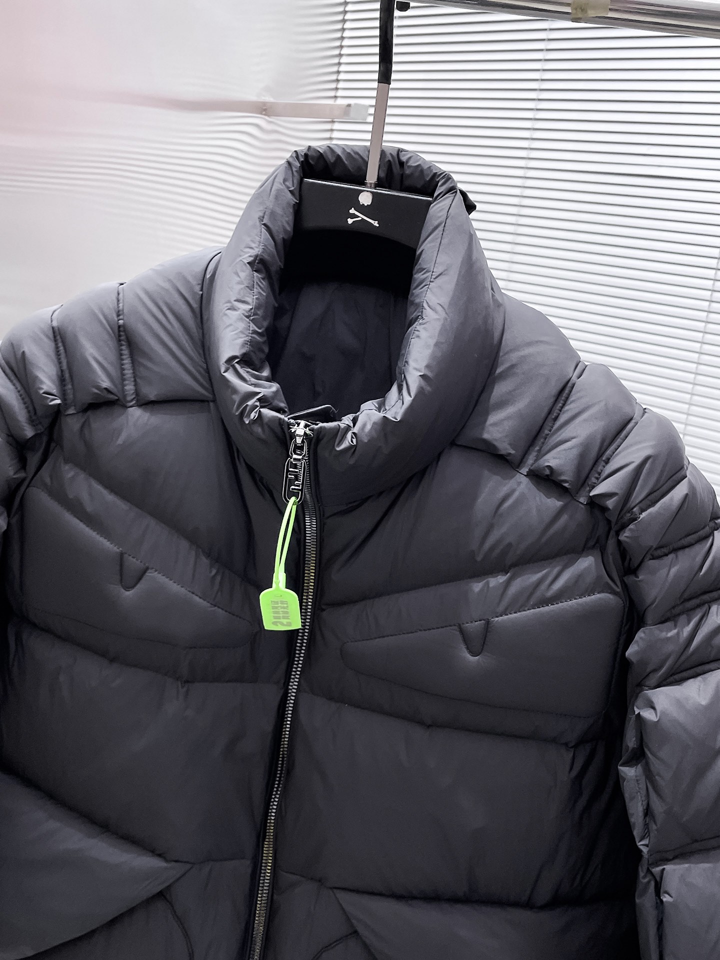 P620  芬迪  fendi  2025秋冬新款立领羽绒服外套，爆款来袭，高版本。内充90绒，蓬松又保暖，品相超级好。进口防风防雨面料，软糯亲肤，抗皱不沾灰，立挺有型，时尚绝绝子；奢华有型，辨识度极高；一眼就能看到的好品质。男女同款。适合凹各种造型，内搭随意，时尚感爆棚。码数48-56