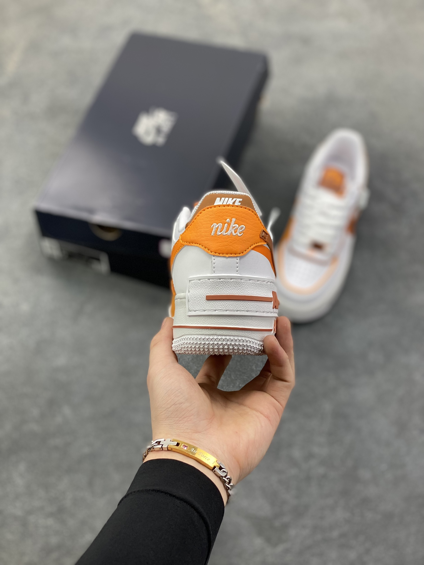 图片[4]-NK Air Force 1 Shadow 轻量增高低帮百搭板鞋\”拼接马卡龙\” 全新少女系解构主义设计双层轻量EVA发泡中底+防滑RB橡胶外圈底鞋底 原楦头原纸板 打造纯正空军版型 专注外贸渠道 全掌内置蜂窝气垫 原盒配件 原厂中底钢印、拉帮完美 货号：CI0919-124 尺码：35.5 36 36.5 37.5 38 38.5 39 40 40.5 41 42-选品中心