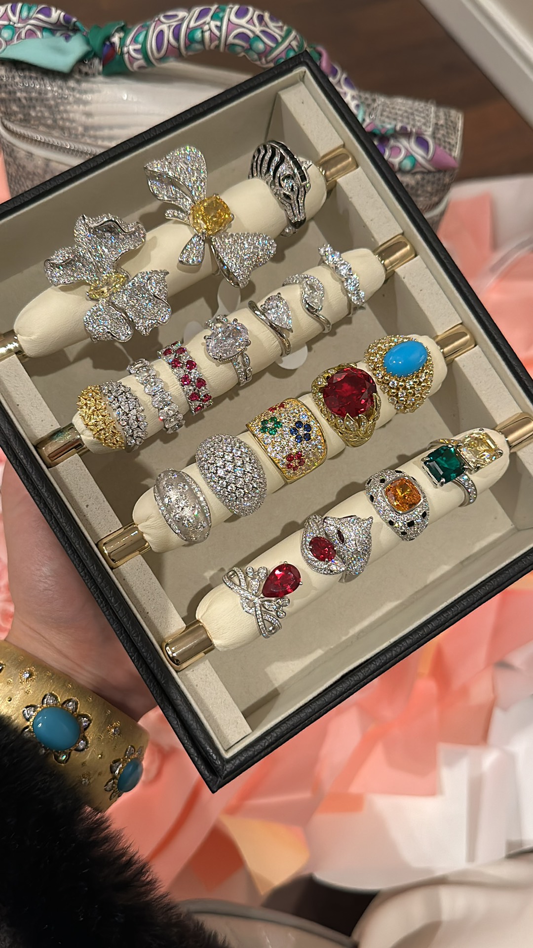 NO:635814,A collection of new colored jewelery rings. Rich women can enjoy the joy of buying jewelery without any pressure. Customized silver with standard real gold and diamond craftsmanship to replace the ceiling, ring, Cartier high-end jewelry.19860909新品彩宝戒指合集 富婆随手无压力买珠宝的快乐 s银定制对标真金真钻工艺平替天花板,,ring,卡迪亚高端饰品,Jewelry