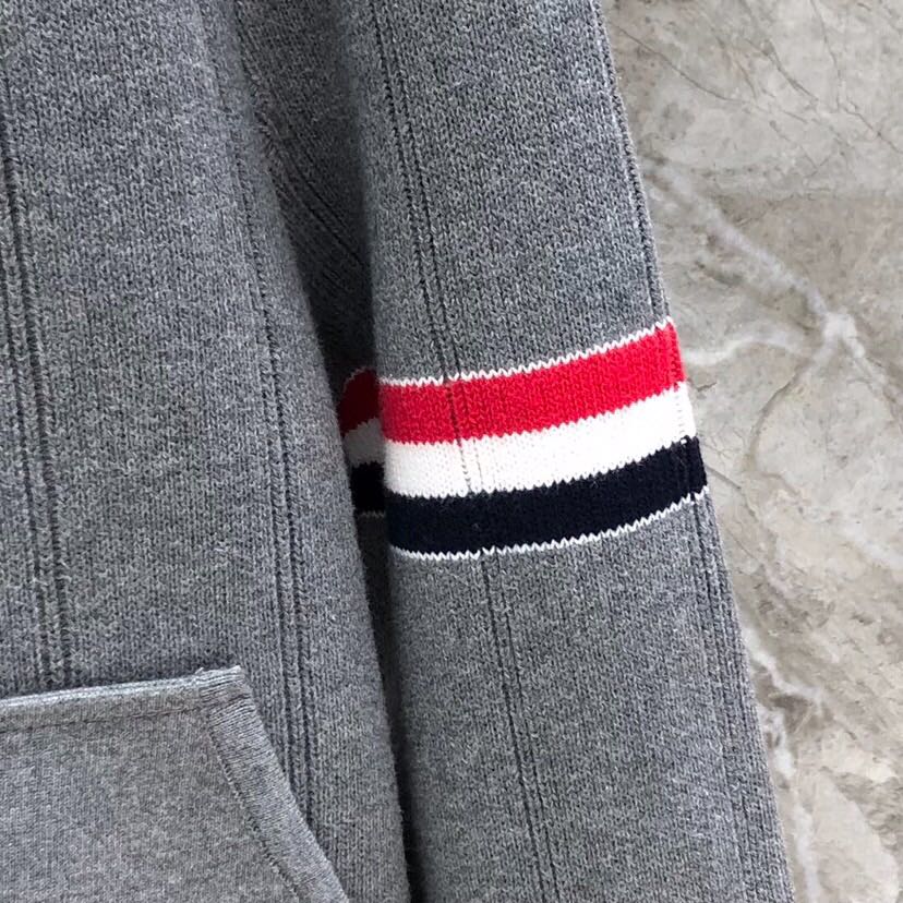 THOM BROWNE 汤姆布朗 TB重工拼接竖条双织外套夹克大衣 针织夹克外套 男女同款情侣款\n码数