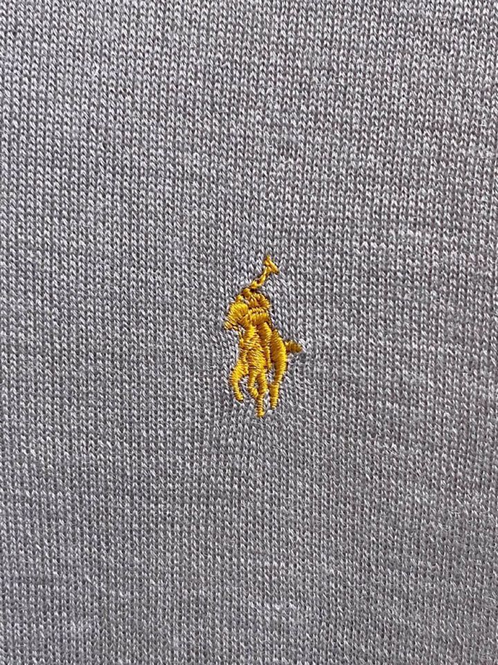 拉夫劳伦25FW秋冬新款桑蚕丝羊毛混纺纯色针织翻领毛衣，男士一粒扣设计基础休闲套头毛衣针织衫！贸易公司渠