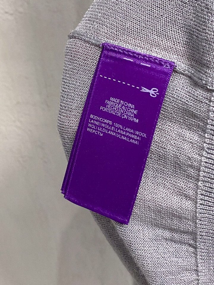 拉夫劳伦25FW秋冬新款桑蚕丝羊毛混纺纯色针织翻领毛衣，男士一粒扣设计基础休闲套头毛衣针织衫！贸易公司渠