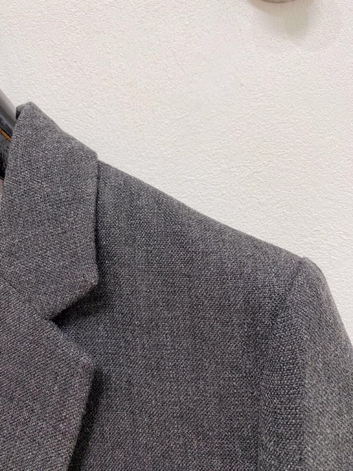 THOM BROWNE 汤姆布朗 TB【典藏新品】原单男士2025年最新秋冬时装羊毛西装单西，贸易公司渠