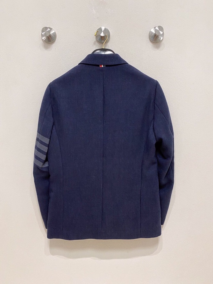 THOM BROWNE 汤姆布朗 TB【典藏新品】原单男士2025年最新秋冬时装羊毛西装单西，贸易公司渠