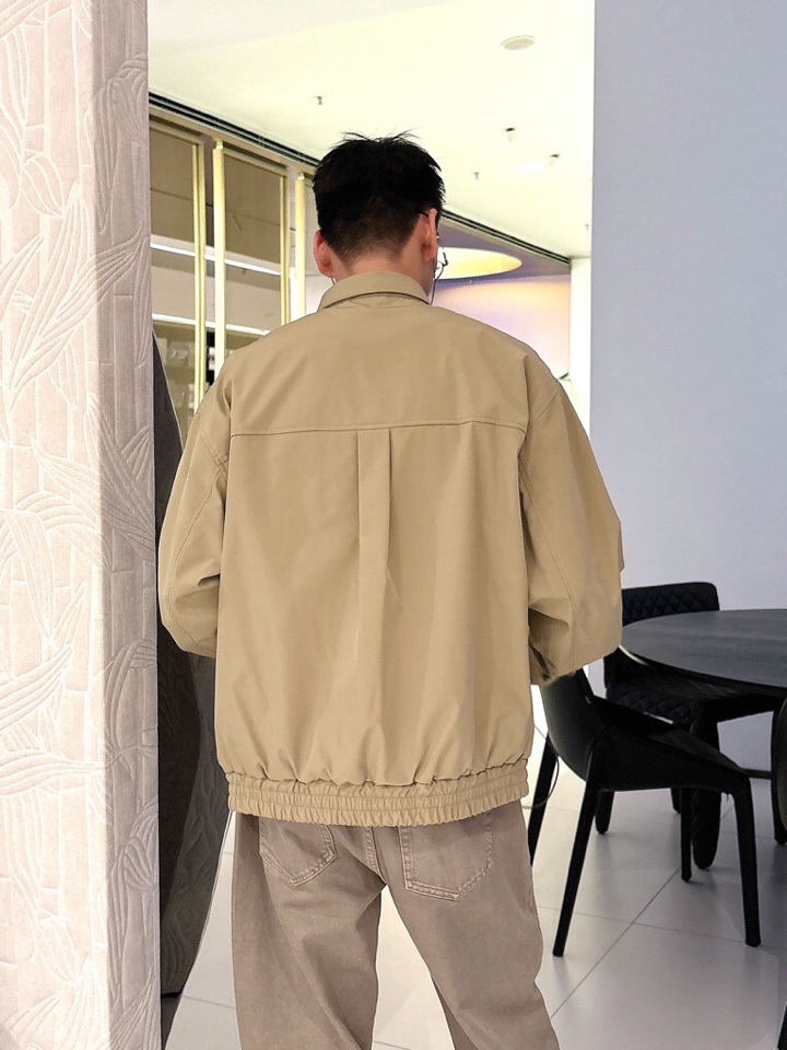 Miu Miu 缪缪官网同款，三标齐全，提前发售 2025ss秋冬新款男士夹克外套，原单三标齐全高端版本