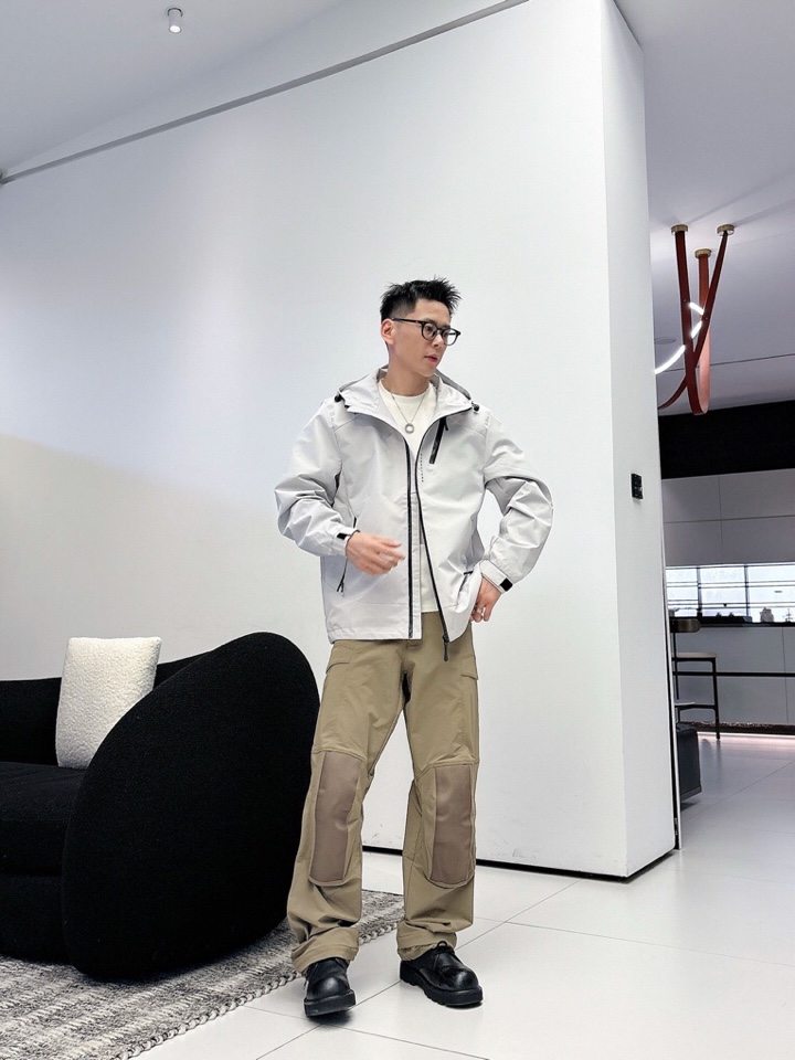 alo 官网同款，三标齐全，提前发售 2025ss秋冬新款男士夹克外套，原单三标齐全高端版本 定制面料 