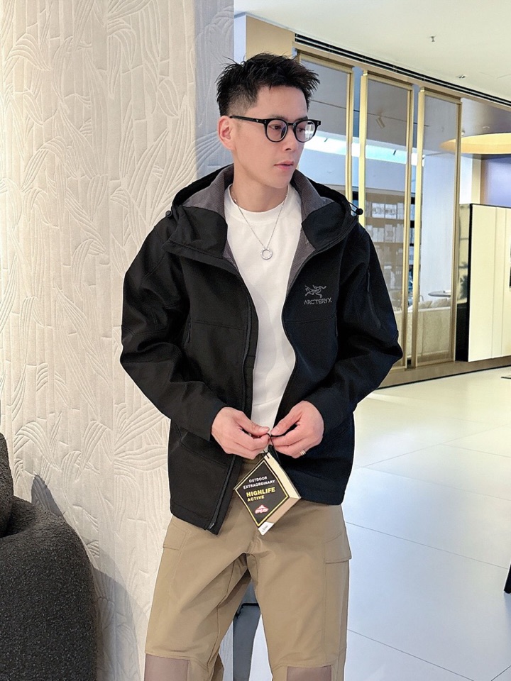 始祖鸟 官网同款，三标齐全，提前发售 2025ss秋冬新款男士夹克外套，原单三标齐全高端版本 定制面料 