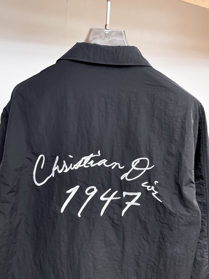 迪奥 官网同款，三标齐全，提前发售 2025ss秋冬新款男士夹克外套，原单三标齐全高端版本 定制面料 透