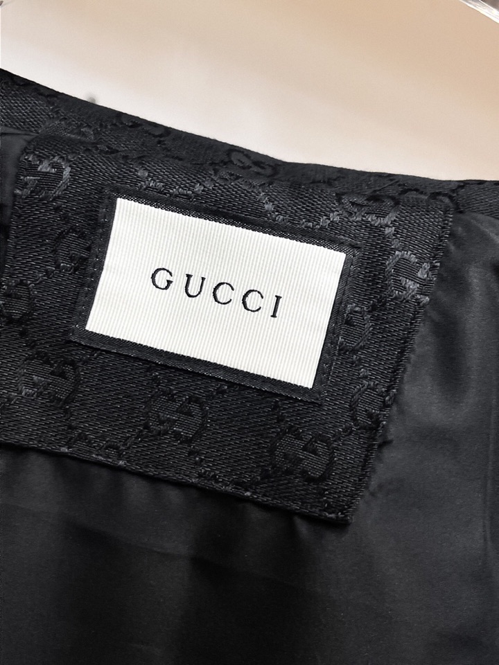 古奇 官网同款，三标齐全，提前发售 2025ss秋冬新款男士夹克外套，原单三标齐全高端版本 定制面料 透