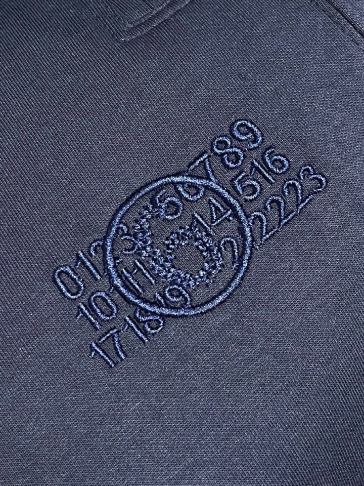 Maison Margiela 马吉拉 mm6 2025ss新款数字刺绣阔腿卫裤休闲裤。完全能够横跨不同