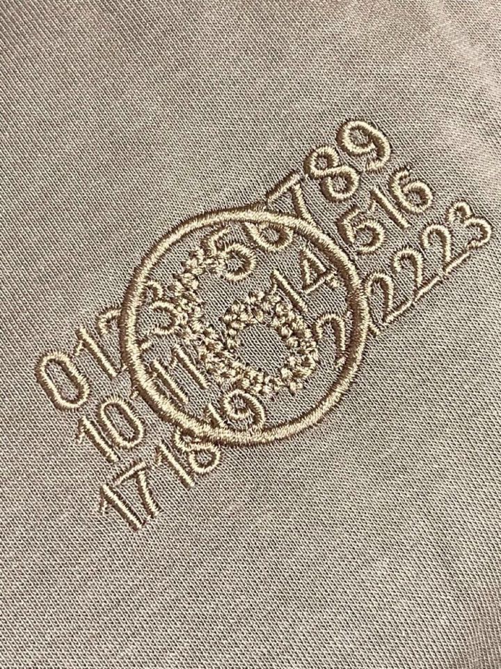 Maison Margiela 马吉拉 mm6 2025ss新款数字刺绣阔腿卫裤休闲裤。完全能够横跨不同