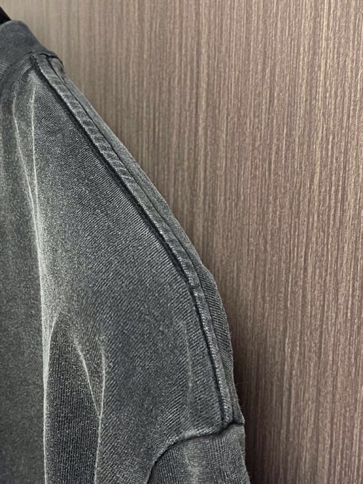 BALENCIAGA 巴黎世家2025ss秋季限定款胶带印花短袖圆领T恤，GSM重磅精梳棉，对比市面25