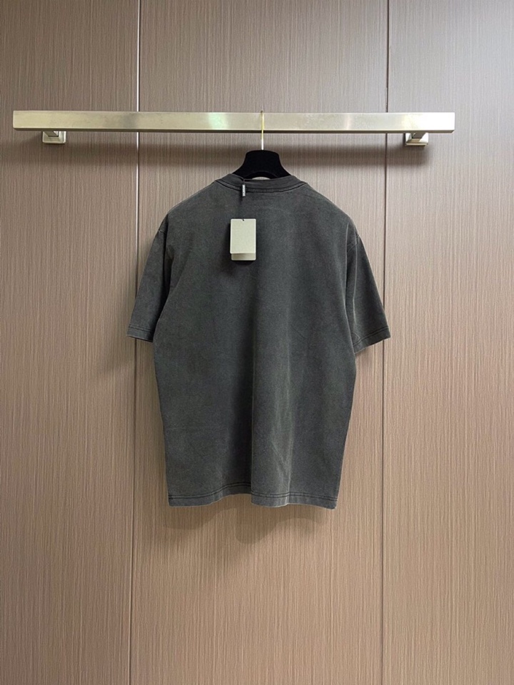 BALENCIAGA 巴黎世家2025ss秋季限定款胶带印花短袖圆领T恤，GSM重磅精梳棉，对比市面25