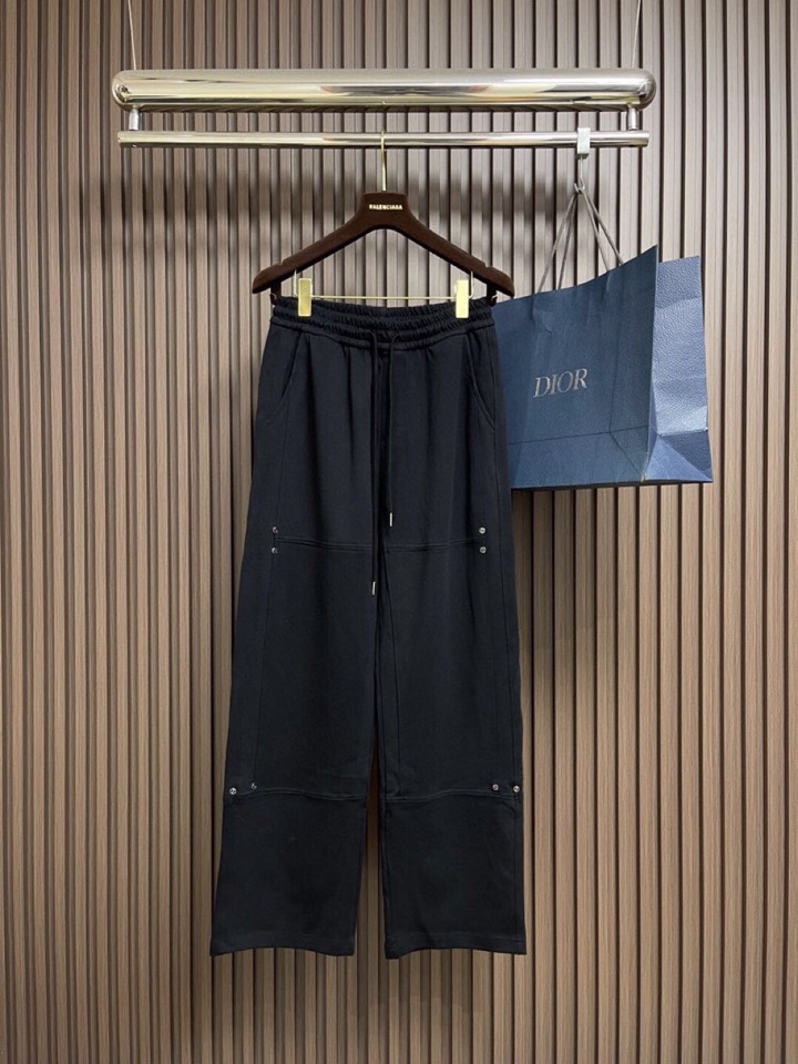 Chrome Hearts 克罗心梵文标识系列卫裤休闲裤，后袋梵文刺绣设计，日本进口毛圈提花棉料，厚度和