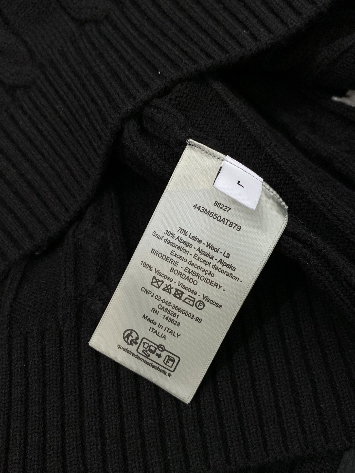 ，Dior 迪奥， 2025冬季新品，专柜同步有售，简约时尚休闲圆领长袖针织毛衣，原版进口面料，舒适透气