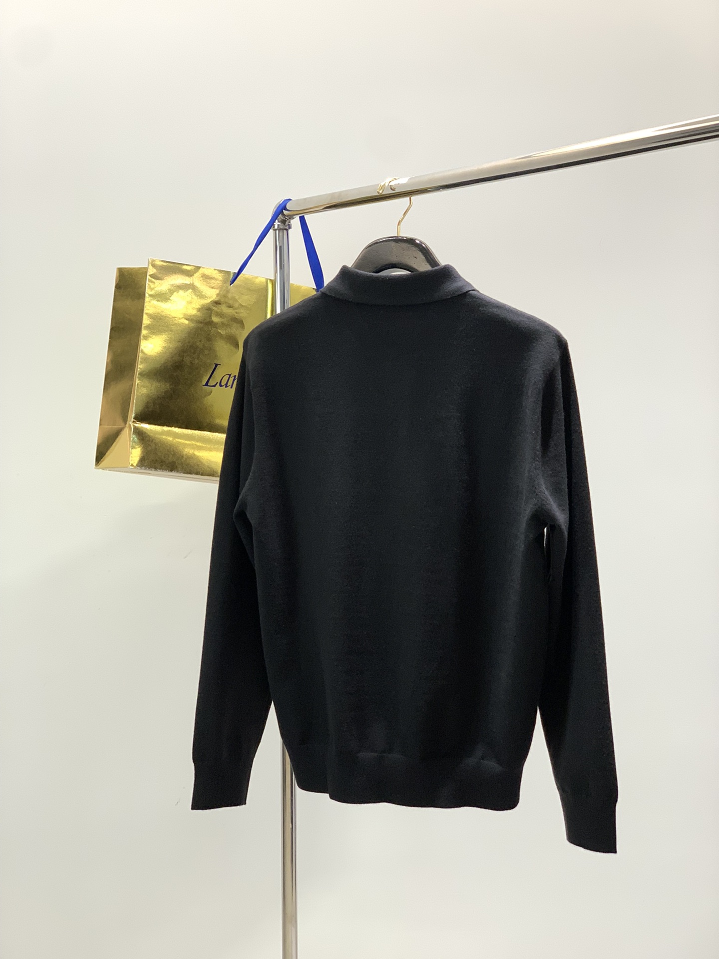 ，Celine 瑟琳，2025秋冬新品，专柜同步有售，原单狠货，时尚休闲翻领长袖针织毛衣，采用进口原版面