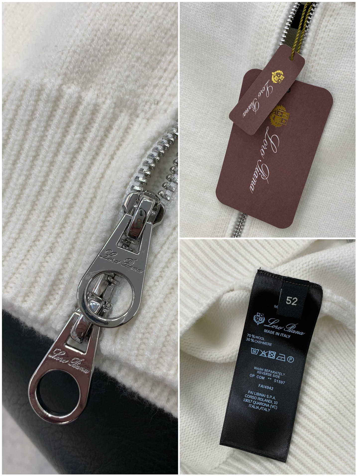 ，lP🆕(Loro Piana )，2025冬季最新品，专柜同步有售，原单狠货，时尚休闲针织开衫毛衣，采