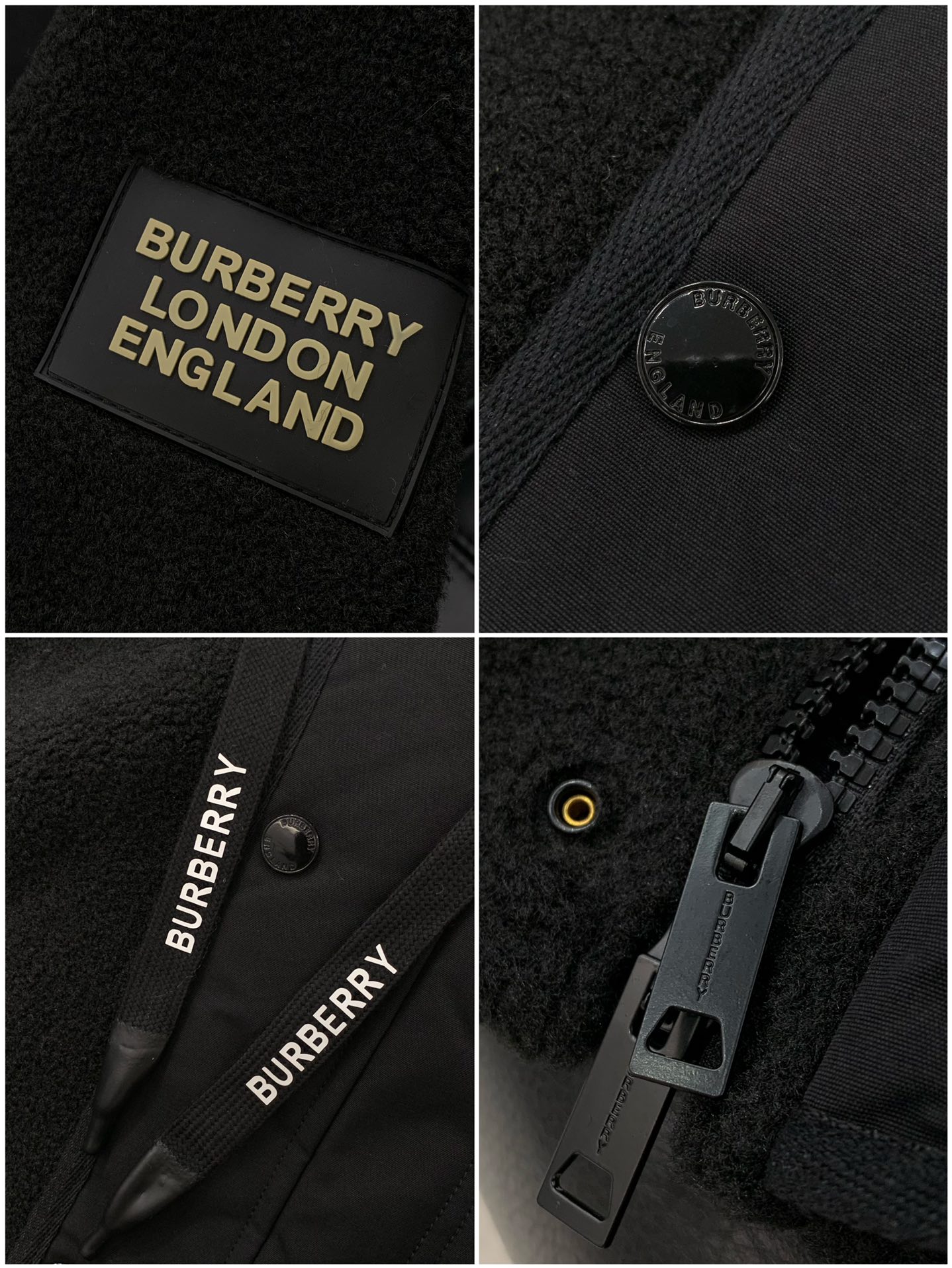 ，Burberry 巴宝莉，2025冬季最新品，专柜同步有售，原单狠货，时尚休闲连帽拼接外套，进口原版面