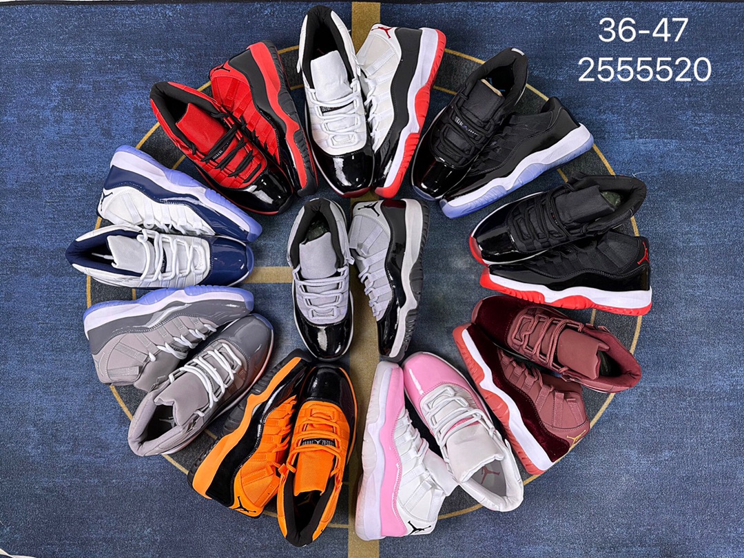 ️ 2⃣️ 乔丹Air Jordan 11AJ11 乔11高帮运动复古文化篮球鞋 货号:378037 106 编号:2555520