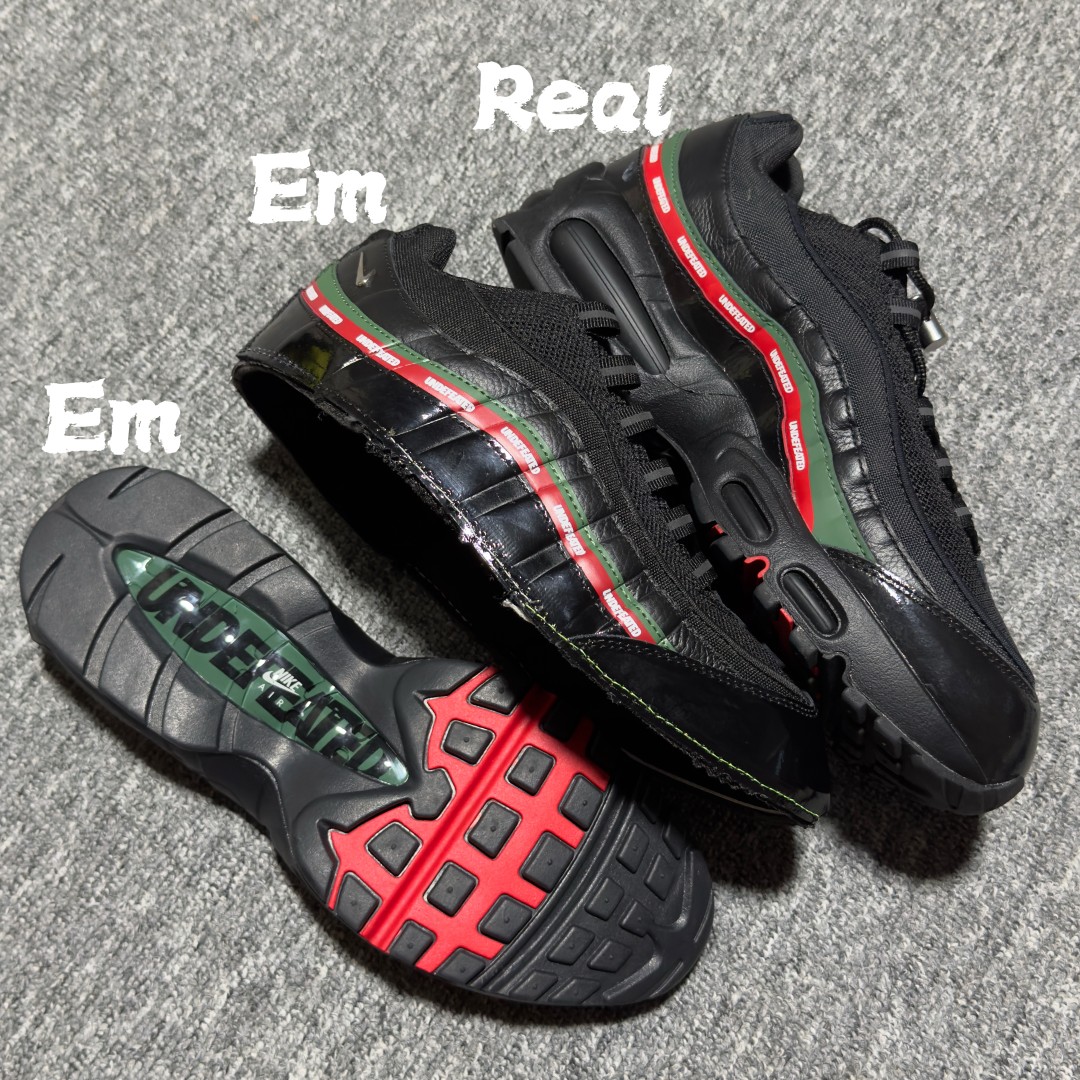 图片[6]-【小绿x/EM纯原】外贸超人气顶流单品 纯原版 UNDEFEATED x NK Air Max 95 \” Black \” 五道杠联名款低帮休闲运动鞋 IB4453-001 重金原鞋购入 独家私模 原版定制五金辅料 外贸平台充Z 高端零售专供品质 尺码：36 37.5 38 38.5 39 40 40.5 41 42 42.5 43 44 44.5 45 46 47.5 相信大家对于当年UNDEFEATED x Air Max 97 还记忆犹新，绿红色调的串标设计在当年掀起了一股潮流，市价翻倍一鞋难求的发售盛况至今依然难忘 而这一经典设计回归，UNDEFEATED 将再次同 Air Max 家族展开合作，基于Air Max 95 鞋型打造全新的联名 联名独有的串标元素及金属质感 Swoosh，整体既简洁清新，又释放出独树一帜的辨识度！-选品中心