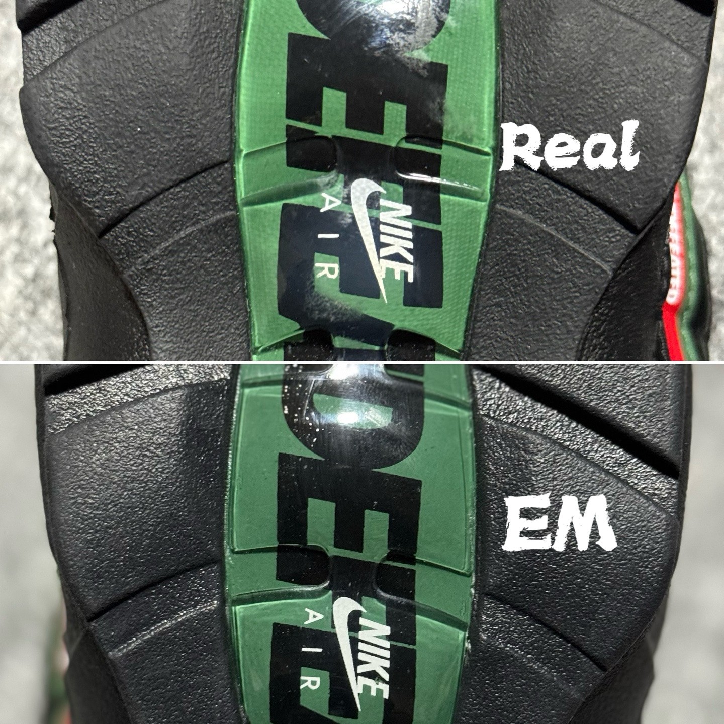 【小绿x/EM纯原】外贸超人气顶流单品 纯原版 UNDEFEATED x NK Air Max 95 \