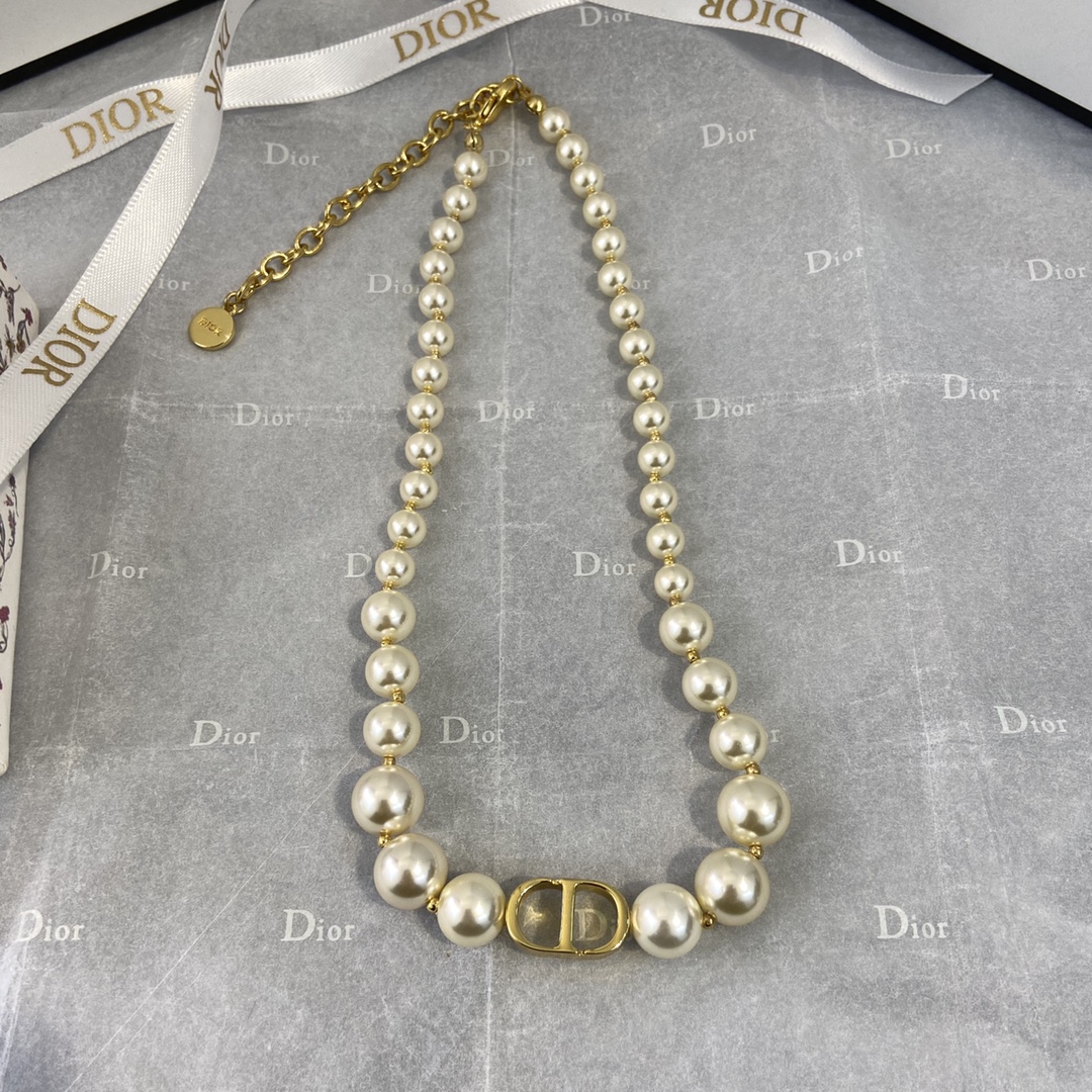 迪奥 Dior 高定典藏传世高定珠宝耳环项链戒指首饰 #A56E7C59 2