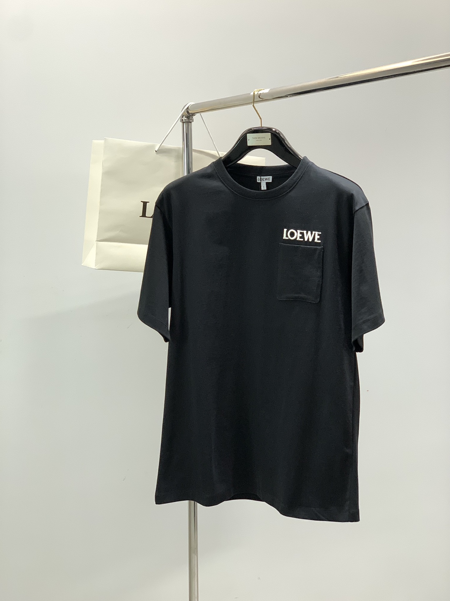 Loewe Men’s Embroidered Logo T-Shirt | Classic Fit, Breathable Fabric