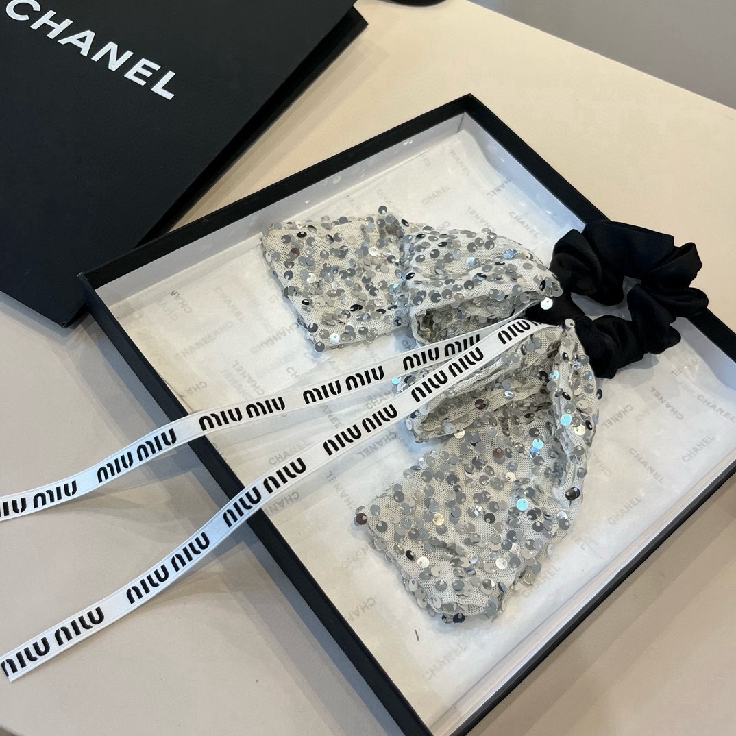 p缪缪miumiu蝴蝶结发圈