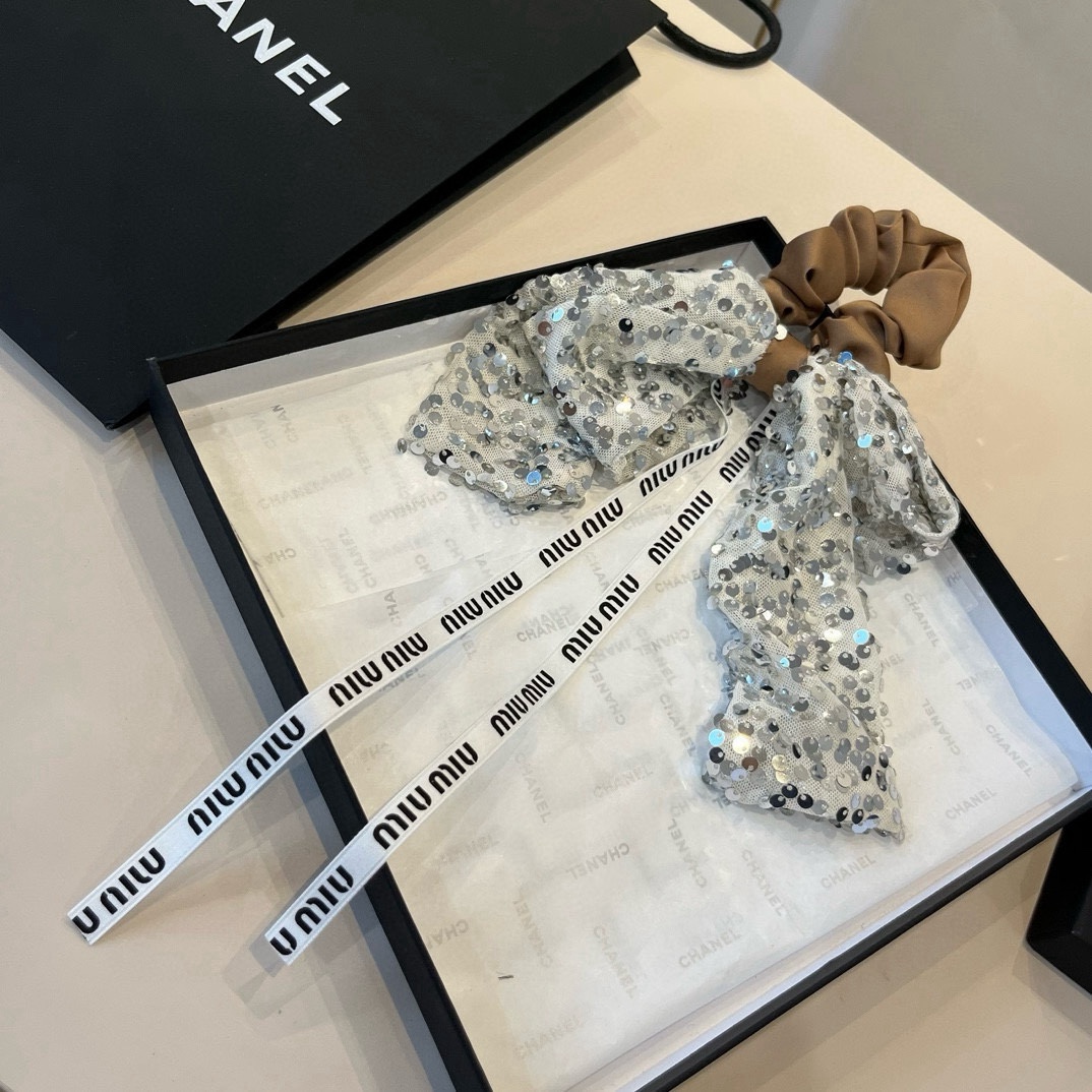 p缪缪miumiu蝴蝶结发圈