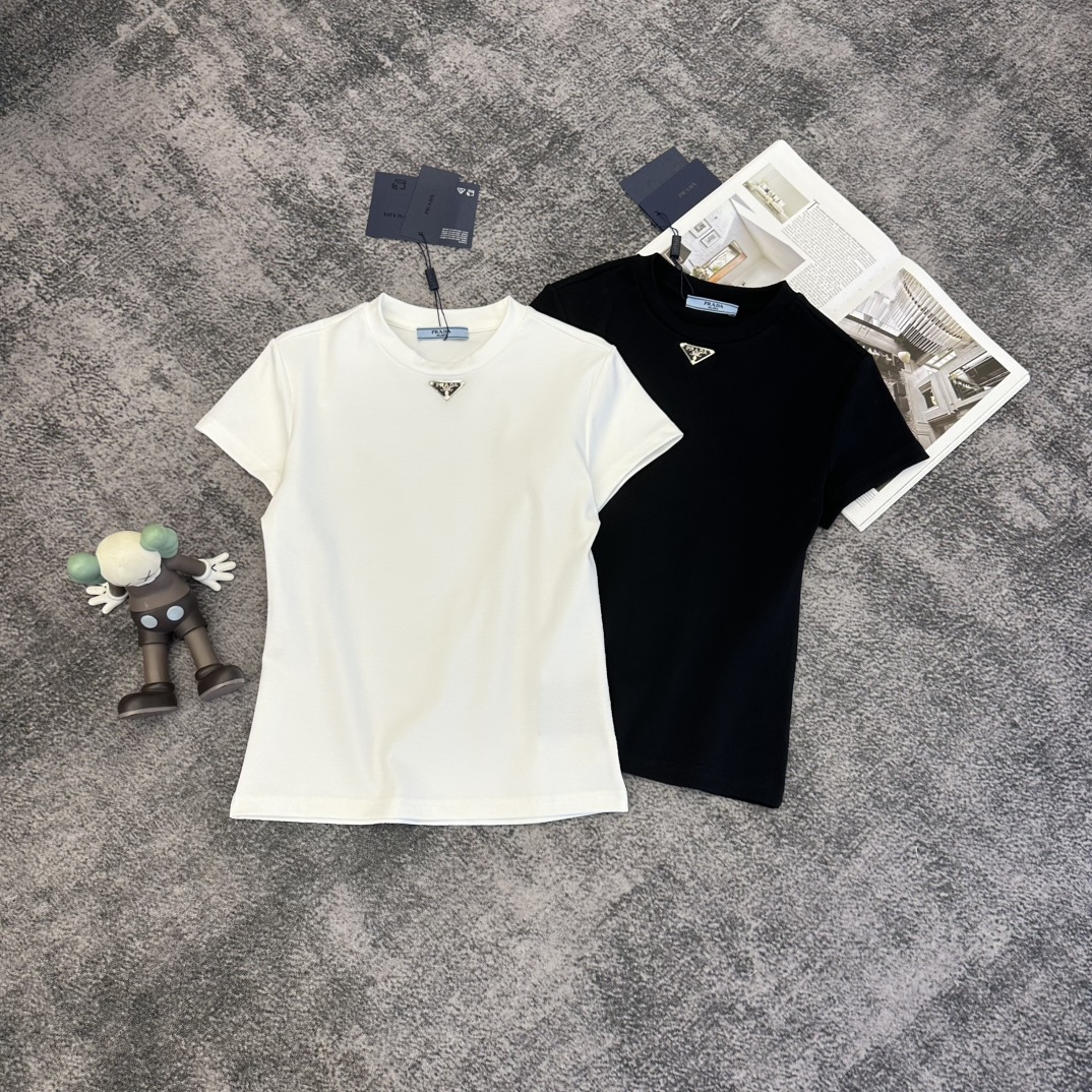 PR Short Sleeve T-Shirt – Stylish and Comfortable (White, Black)