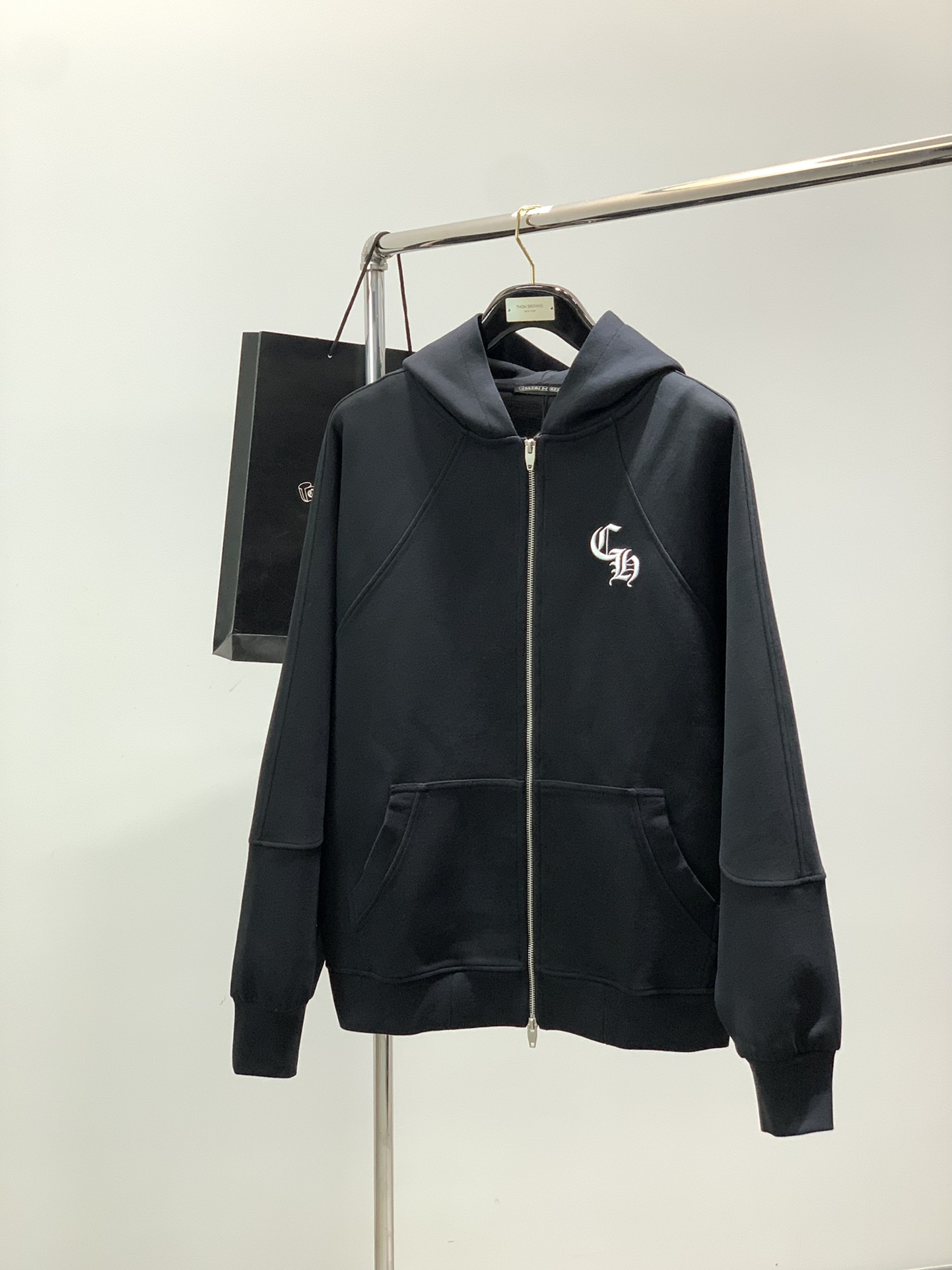 Chrome Hearts Fashionable Embroidered Letter Logo Casual Tracksuit