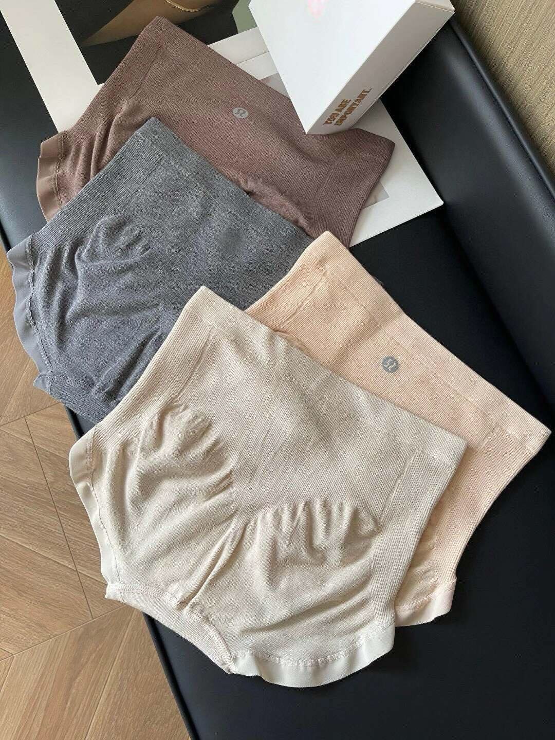 2257B组咖色秋冬新品⭕️lululemon家女款高腰收腹提臀内裤❗️能拿到代工厂这一单太不容易品质完