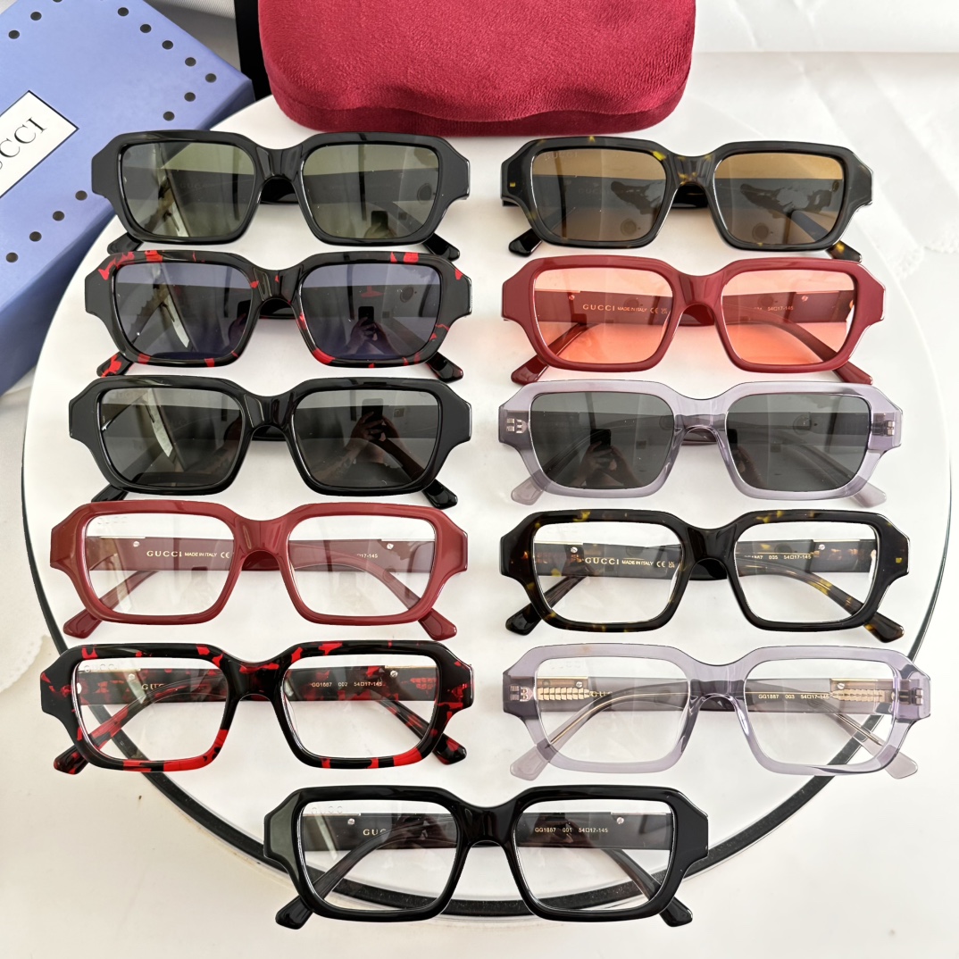 ‼️GUCC*🐝🐝🐝MODEL：GG1887🐝🐝🐝SIZE：54口17-145🐝🐝🐝