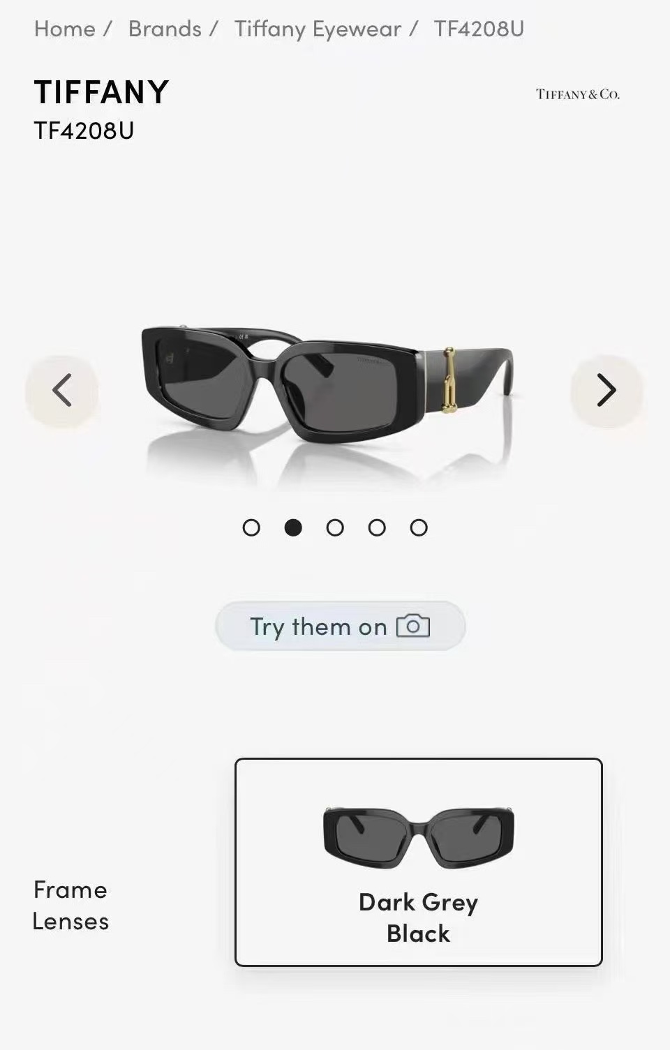 ‼️TIFFANY&Co.✨✨✨MODEL：TF 4208✨✨✨ SIZE：54口17-140✨✨✨