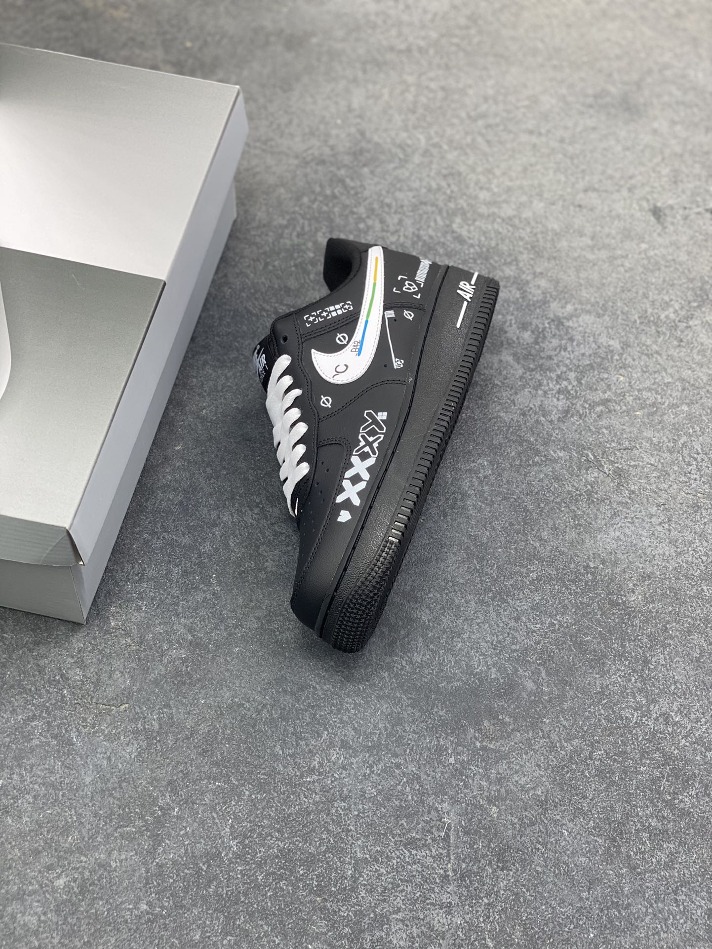 图片[7]-Nike Air Force 1 Low’07 印花集 空军一号低帮休闲板鞋 定制皮料 原厂3D打印 定制鞋盒 原楦原纸板 纯正空军版型 内置全掌气垫 货号：ZH0316-149 尺码：36 36.5 37.5 38 38.5 39 40 40.5 41 42 42.5 43 44 44.5 45-选品中心