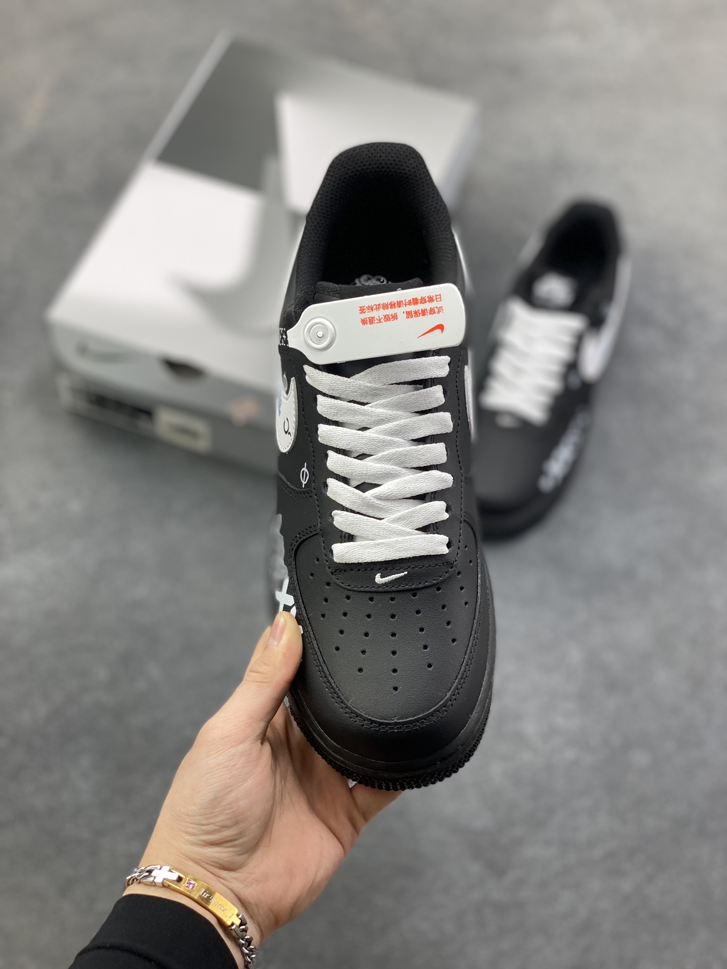 图片[2]-Nike Air Force 1 Low’07 印花集 空军一号低帮休闲板鞋 定制皮料 原厂3D打印 定制鞋盒 原楦原纸板 纯正空军版型 内置全掌气垫 货号：ZH0316-149 尺码：36 36.5 37.5 38 38.5 39 40 40.5 41 42 42.5 43 44 44.5 45-选品中心