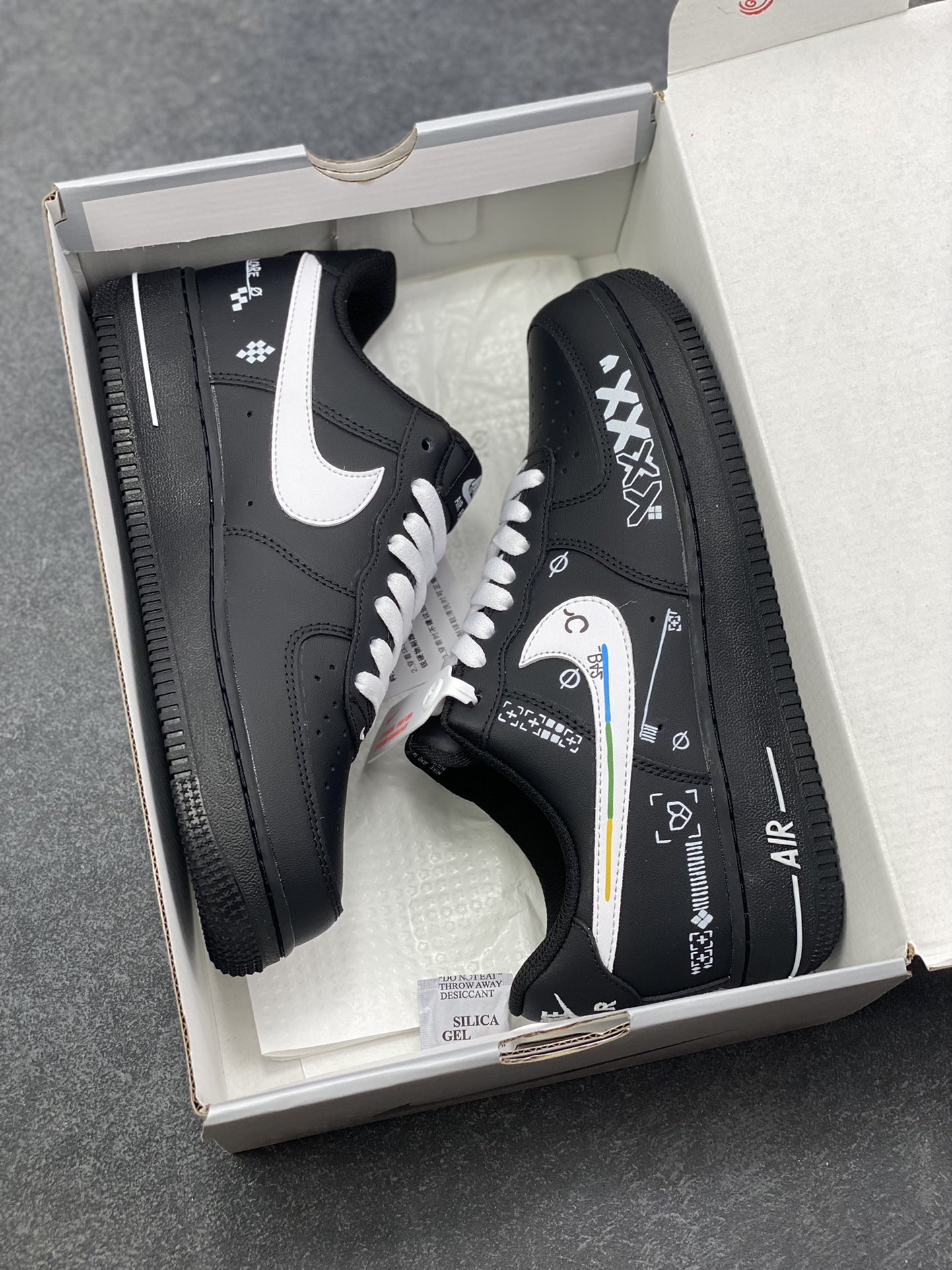 图片[9]-Nike Air Force 1 Low’07 印花集 空军一号低帮休闲板鞋 定制皮料 原厂3D打印 定制鞋盒 原楦原纸板 纯正空军版型 内置全掌气垫 货号：ZH0316-149 尺码：36 36.5 37.5 38 38.5 39 40 40.5 41 42 42.5 43 44 44.5 45-选品中心