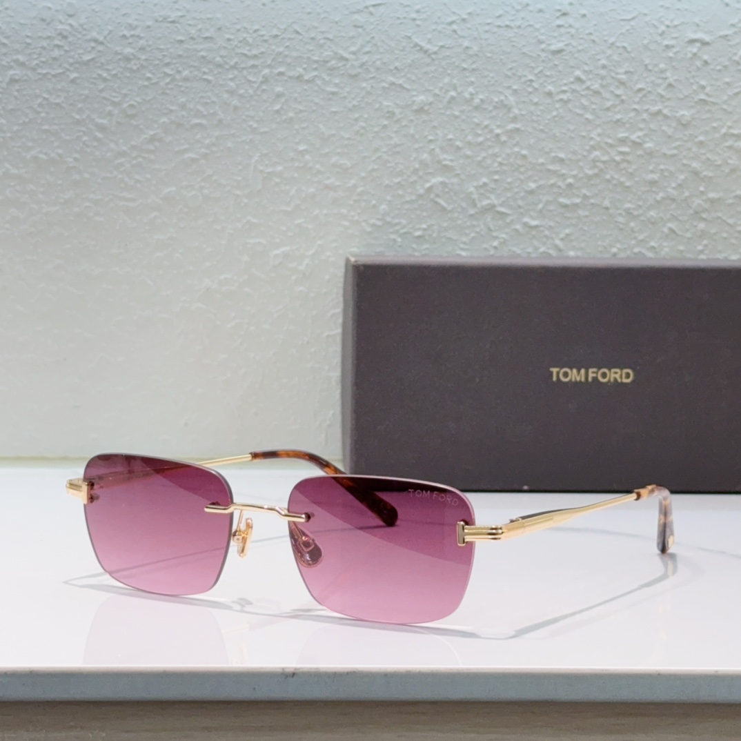 TOM FORD FT1354 Metal Plate Rimless Unisex