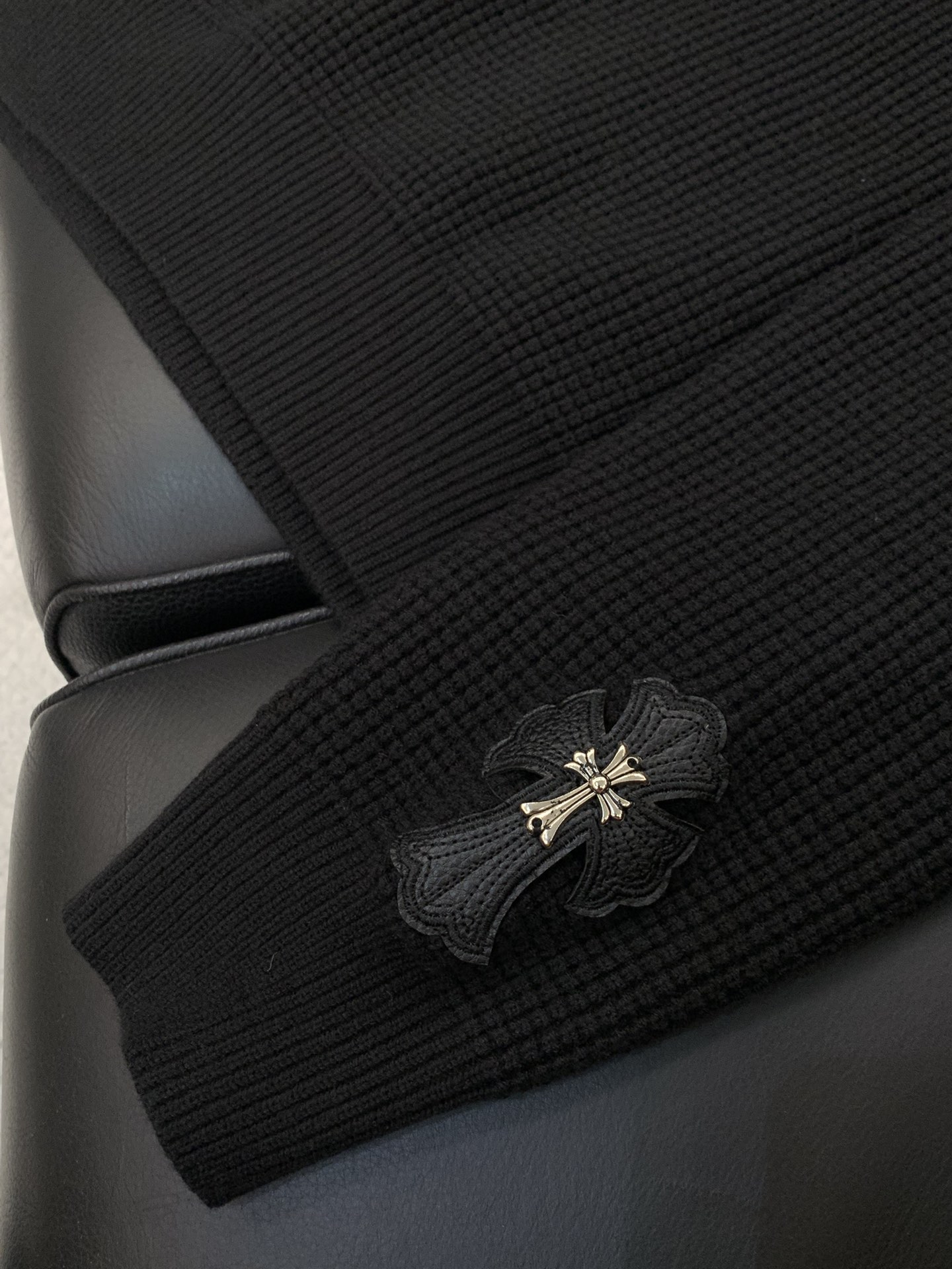 ，Chrome Hearts 克罗心，2025冬季新品，专柜同步有售，原单狠货，时尚休闲圆领针织毛衣，采