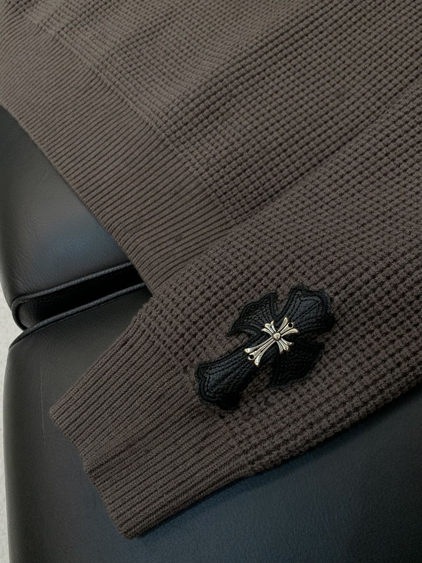 ，Chrome Hearts 克罗心，2025冬季新品，专柜同步有售，原单狠货，时尚休闲圆领针织毛衣，采