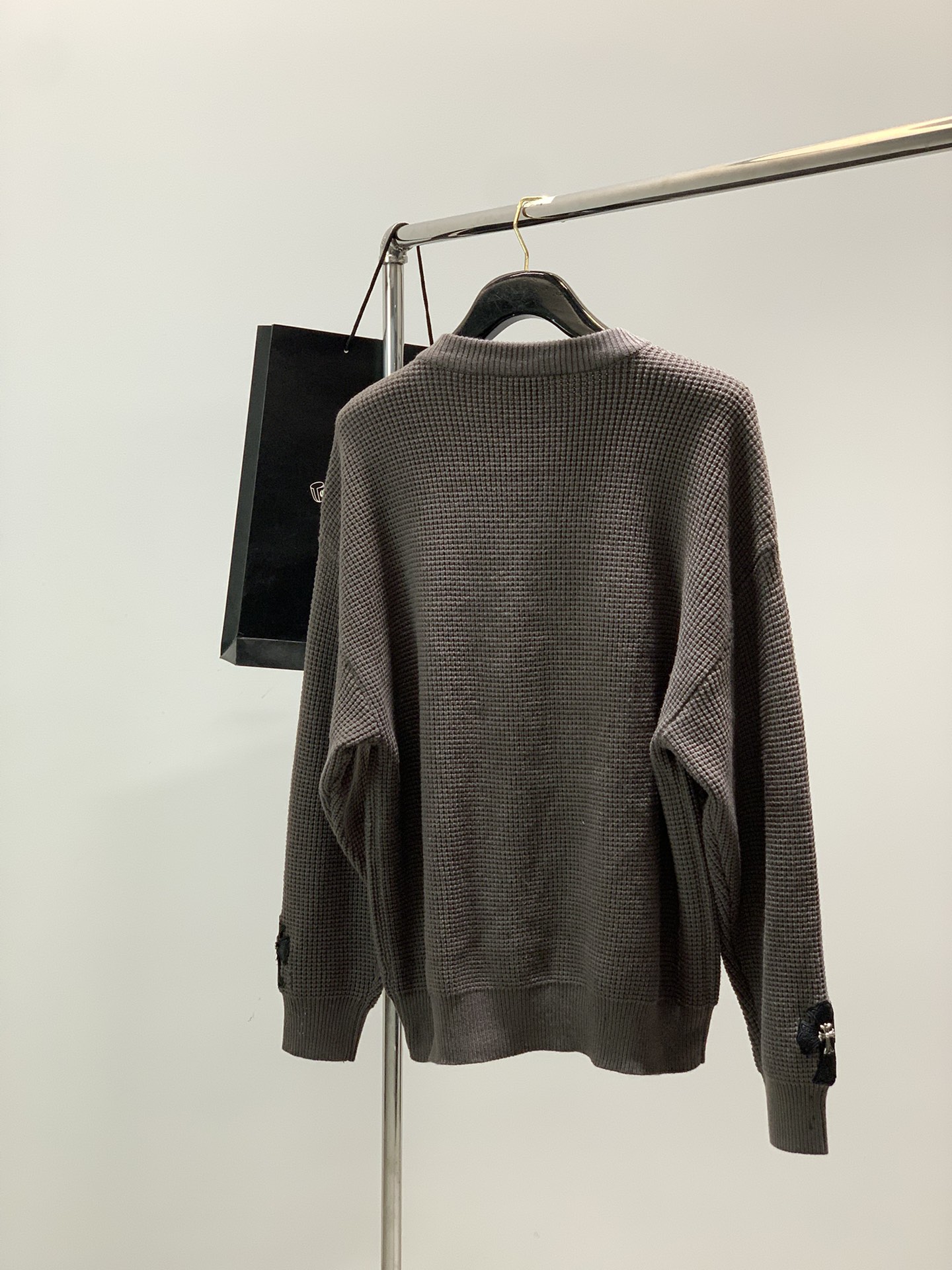 ，Chrome Hearts 克罗心，2025冬季新品，专柜同步有售，原单狠货，时尚休闲圆领针织毛衣，采