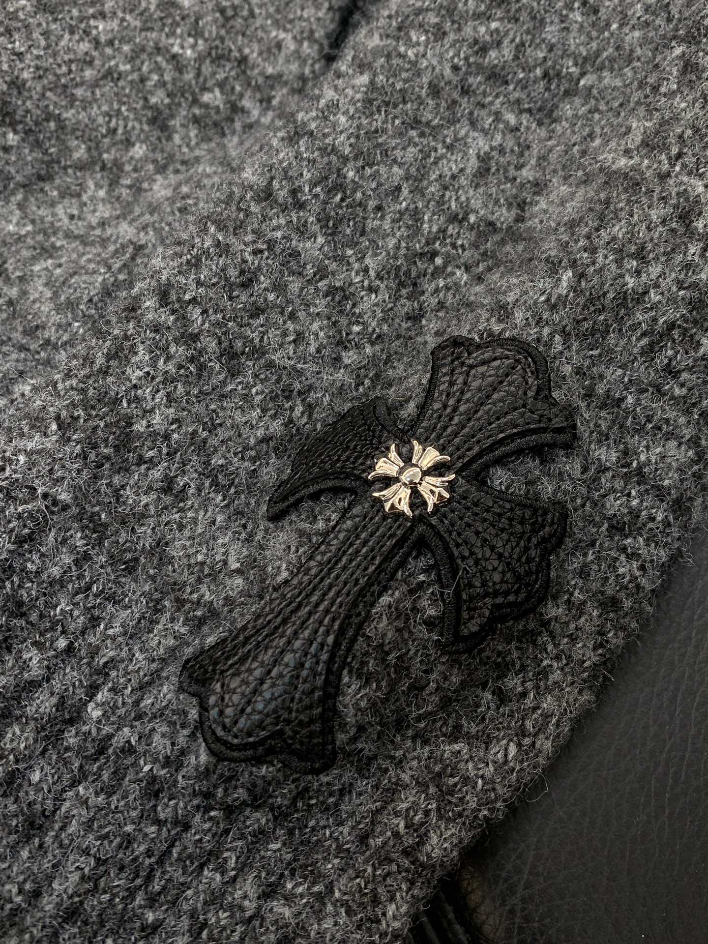 ，Chrome Hearts 克罗心，2025冬季新品，专柜同步有售，原单狠货，时尚休闲针织开衫毛衣，采